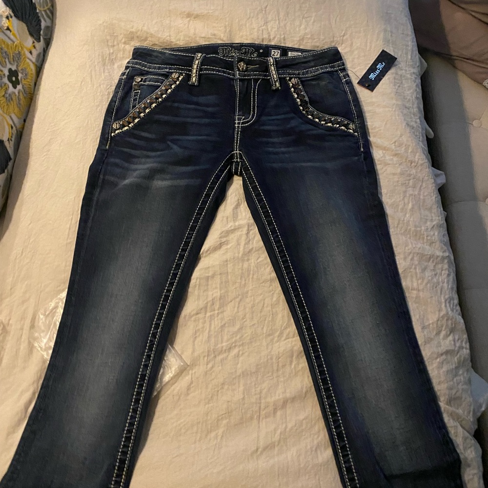 Brand new Miss Me flap pocket jeans